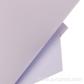 Opaque transparent PVC sheet for packaging